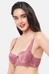 Amante Padded Wired Demi Coverage Super Support Bra - Messa Rose — thumbnail 3